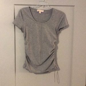 Michael Kors gray short sleeve shirt